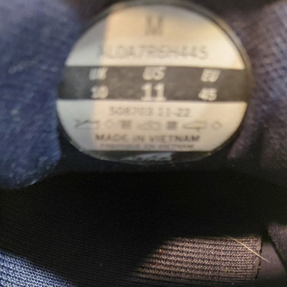 Altra Mens Lone Peak 7 Navy Light Blue Trail Running Shoes Gold Out Sole SIZE 11 - Picture 12 of 13